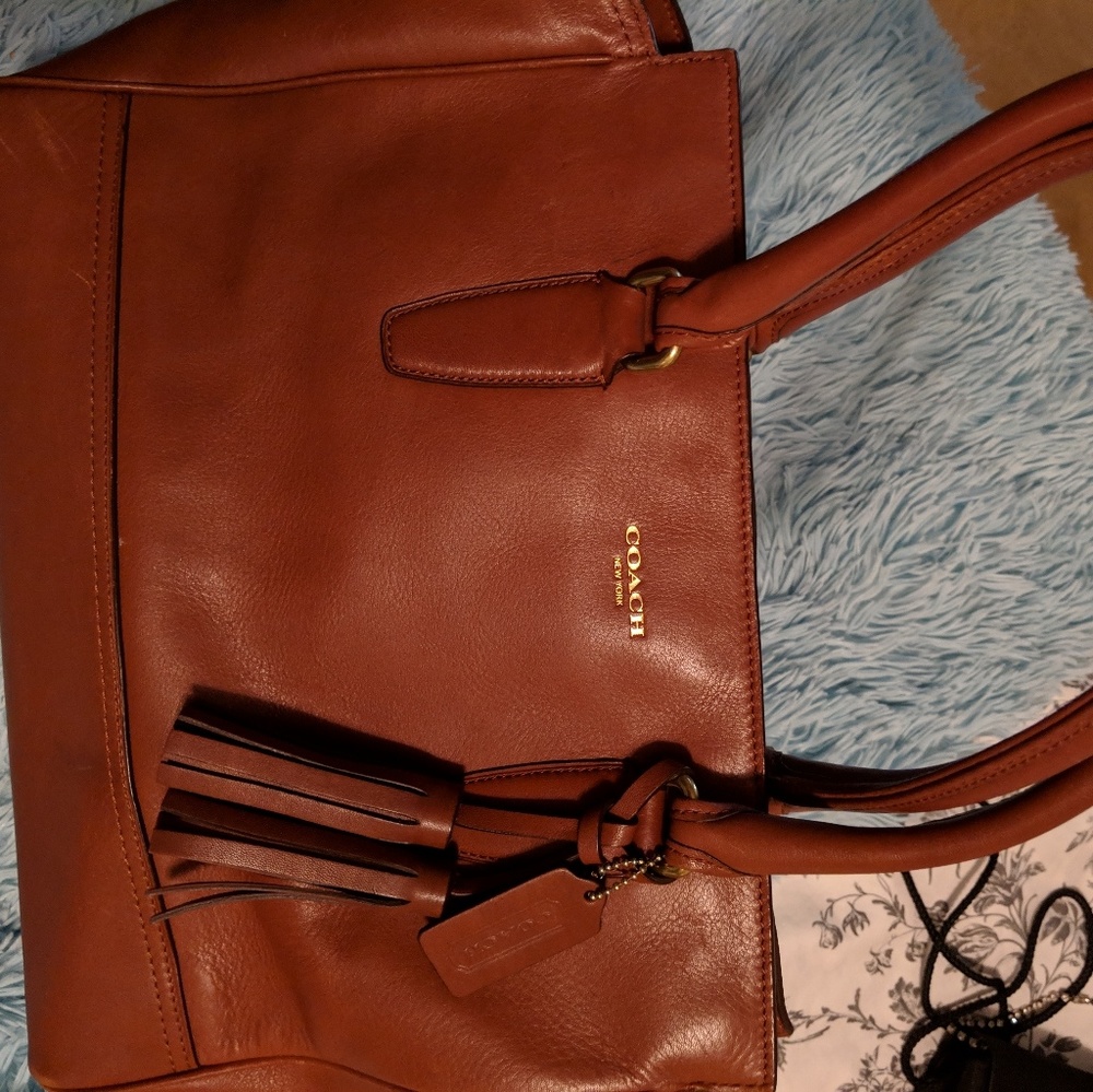 Coach Brown Leather Shoulder Bag